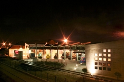 Museu_Nacional_Ferroviário_noite