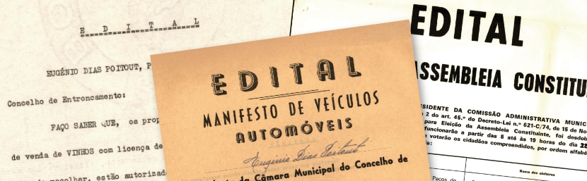 Exposição Documental "Editais do Município do Entroncamento"