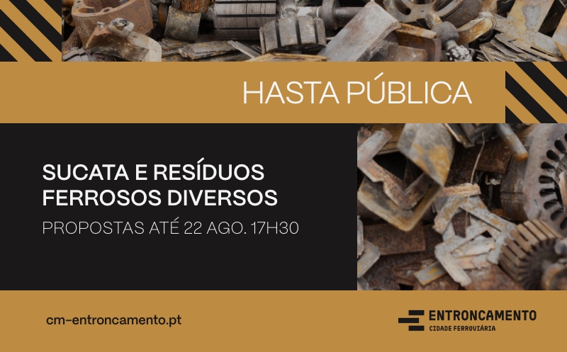 Venda em Hasta Pública de Lotes de Materiais Ferrosos e Viaturas Obsoletas