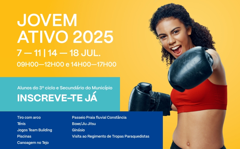 Jovem Ativo 2025  - Inscrições a decorrer 