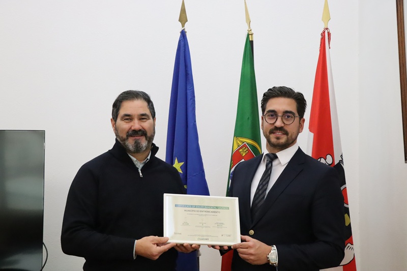Município do Entroncamento recebe Certificado de Sustentabilidade Ambiental