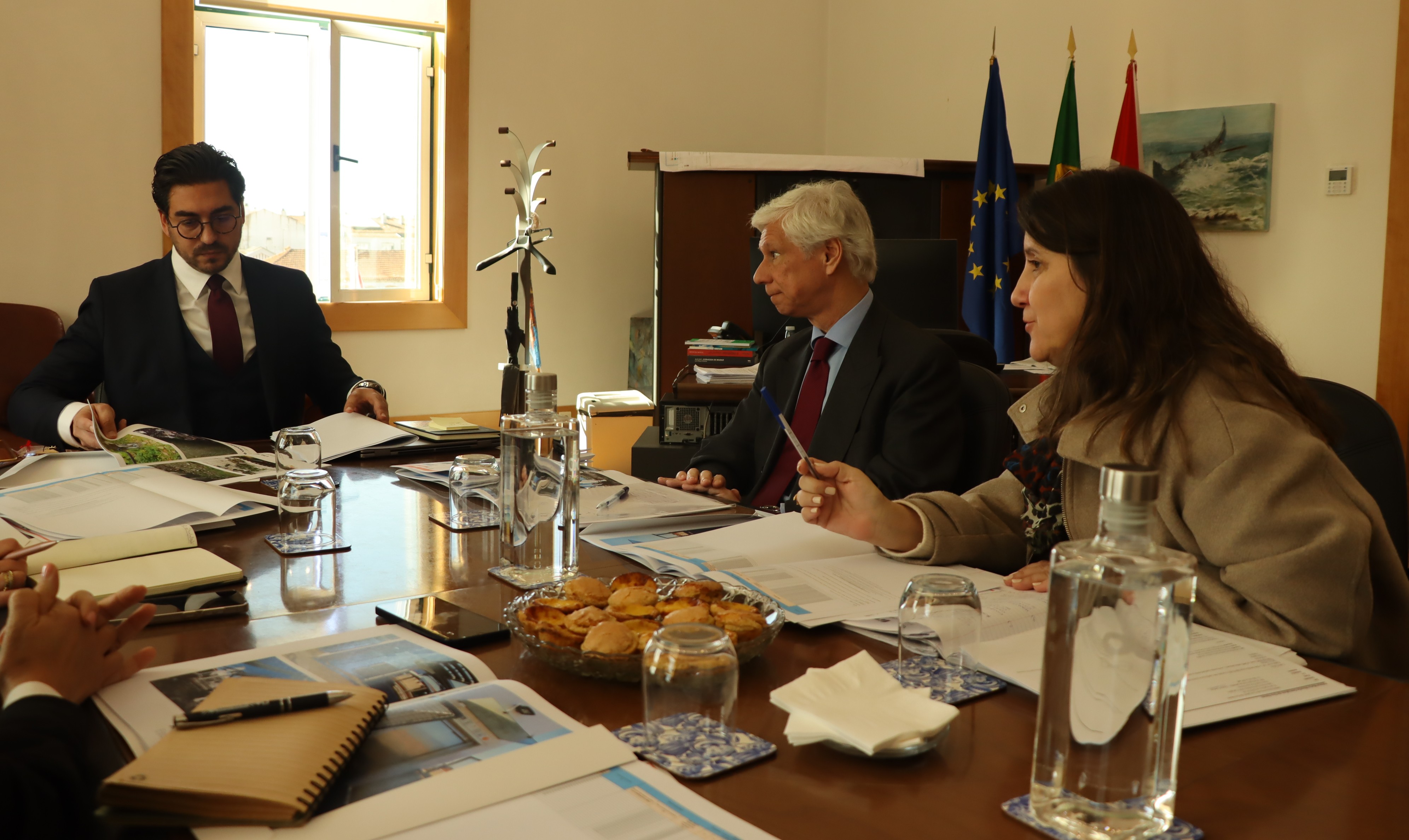 Presidente da Câmara Municipal do Entroncamento reúne com técnicos da IP - Infraestruturas de Portugal para avaliar requalificação do património no Entroncamento