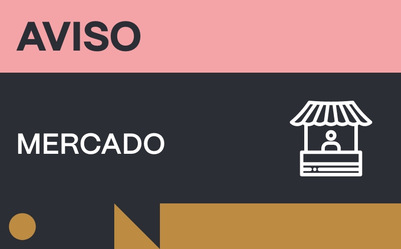 Aviso à população - Não se realiza o Mercado Semanal - Sábado 7 fevereiro