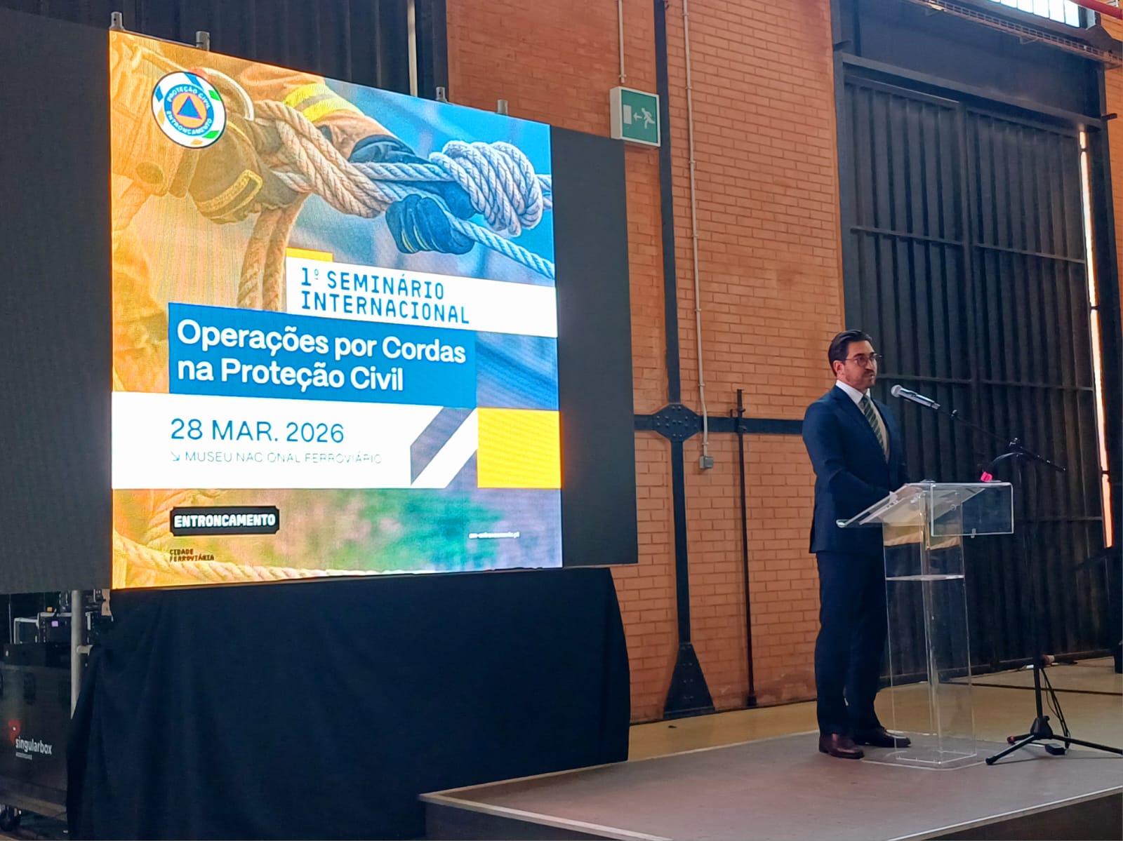 1.º Seminário Internacional “Operações por Cordas na Proteção Civil” reuniu especialistas nacionais e internacionais no Entroncamento