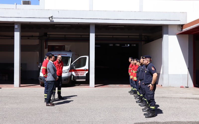 Arranque do DECIR | Presidente da Câmara visita Bombeiros Voluntários do Entroncamento
