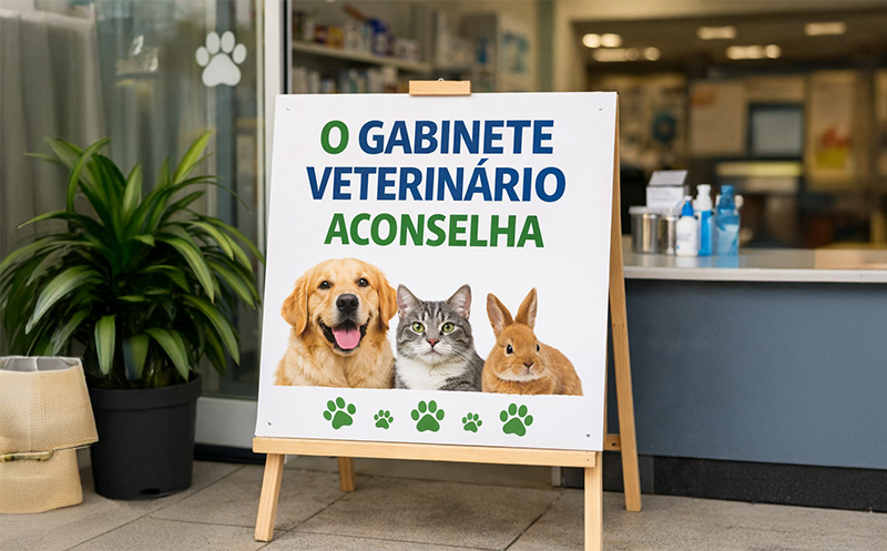 O Gabinete Médico Veterinário Municipal aconselha