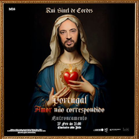 Rui Sinel de Cordes apresenta no Cineteatro São João o espetáculo “Portugal, Amor não correspondido”